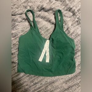 Lululemon Align Tank in color Everglade Green size 4